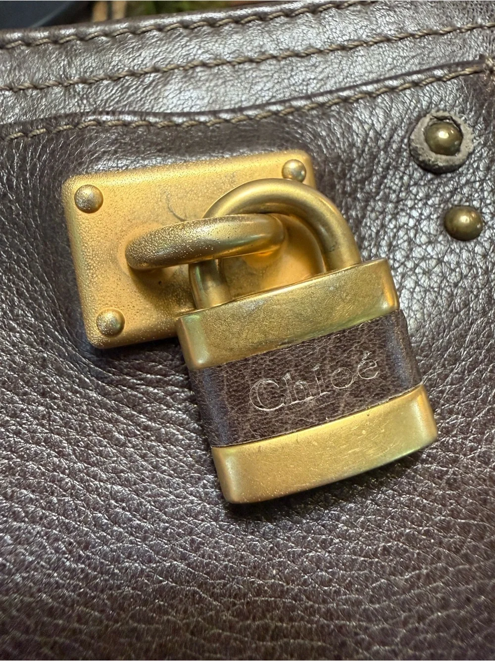 Chloe Paddington Brown Leather Wallet